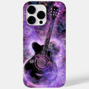 Coque Pour Pour iPhone 14 Pro Max Rock Guitar Purple I Love Music