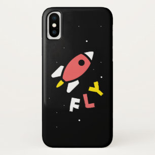 Case-Mate iPhone Case Rocket - Rouge & Jaune Pop Art Abstrait. FLY!