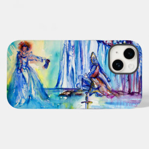 COQUE POUR iPhone 14 ROI ARTHUR, DAME DU LAC ET EXCALIBUR
