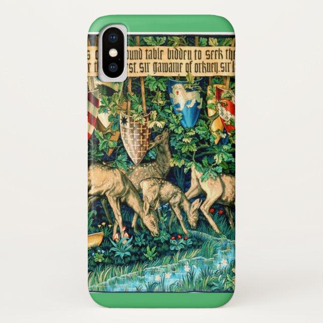 Coques Case-Mate iPhone Roi médiéval Arthur William Morris (Dos)