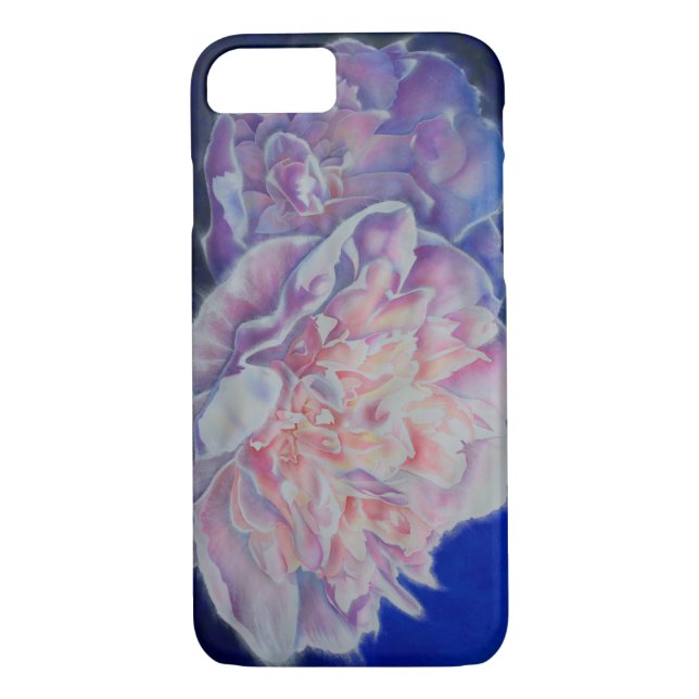 Coques Case-Mate iPhone Romantique élégante couleur rose blanc pastel (Dos)