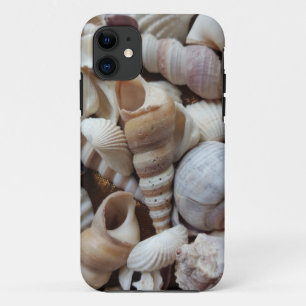 Coque iPhone 11 Romantique Tropical Exotic Sea Shells Plage Amour