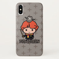 Ron Weasley et Pigwidgeon en dessin animé