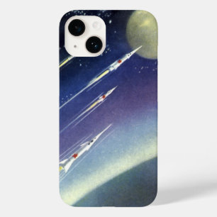 Coques Pour iPhone Roquettes de science-fiction vintages dans l'espac