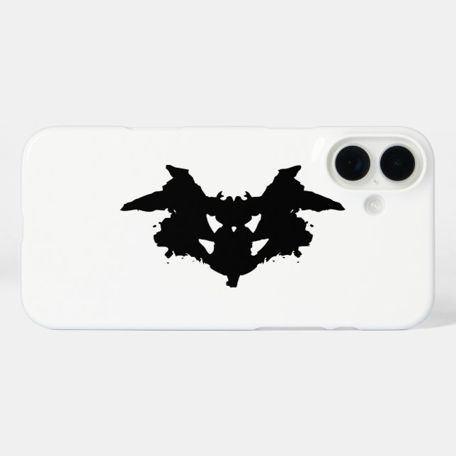 Coques Case-Mate iPhone Rorschach Inkblot (Verso (horizontal))