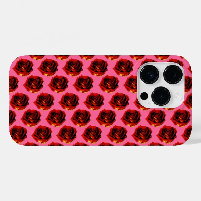Coques Case-Mate iPhone Rose (Verso (horizontal))
