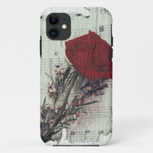Coque iPhone 11 <Rose and Music> par Kim Koza 2