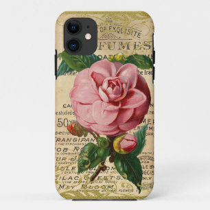 Coque iPhone 11 Rose antique