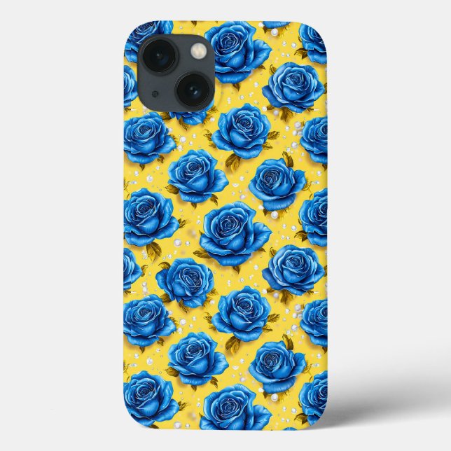 Coques Case-Mate iPhone Rose bleu 3d (Verso)