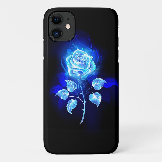 Coques Case-Mate iPhone Rose bleu brûlant (Dos)