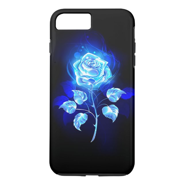 Coques Case-Mate iPhone Rose bleu brûlant (Dos)