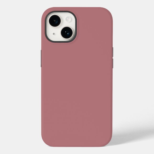 Coques Case-Mate iPhone Rose couleur uni uni Dusty (Verso)