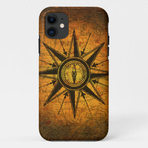 Case-Mate iPhone Case Rose de boussole antique