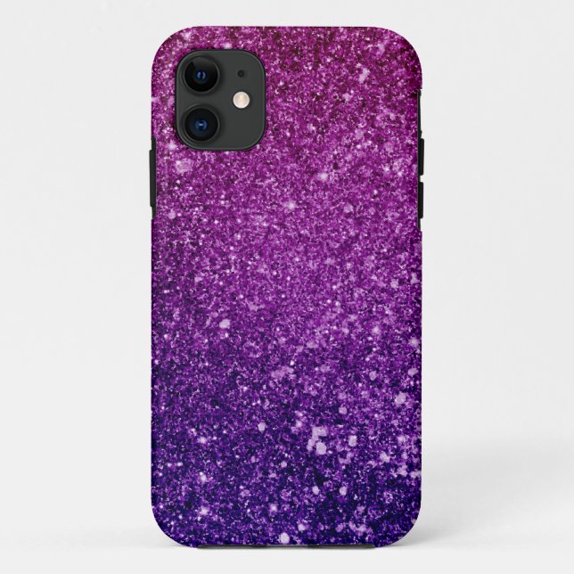 Coques Case-Mate iPhone Rose d'Ombre et caisse pourpre de parties (Dos)
