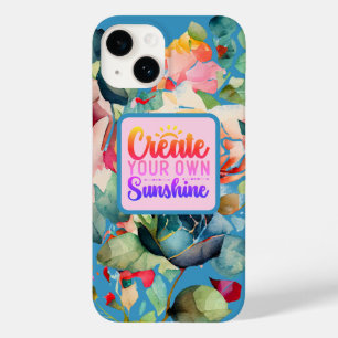 Coque Pour iPhone 14 Rose Élégant Créez votre propre devis Sunshine