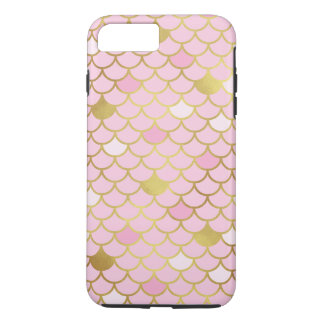 Etui iPhone Case-Mate Rose et cas de téléphone d'échelles de sirène d'or
