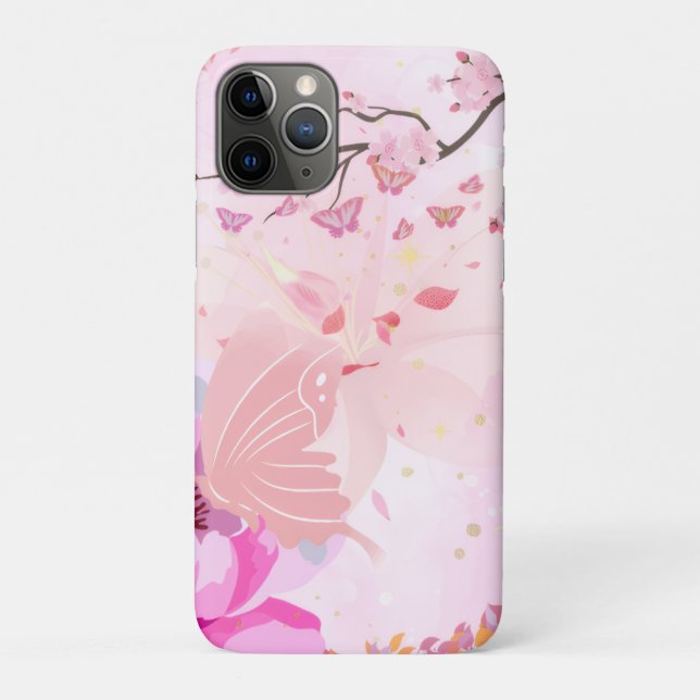 Coques Case-Mate iPhone rose floral  (Dos)