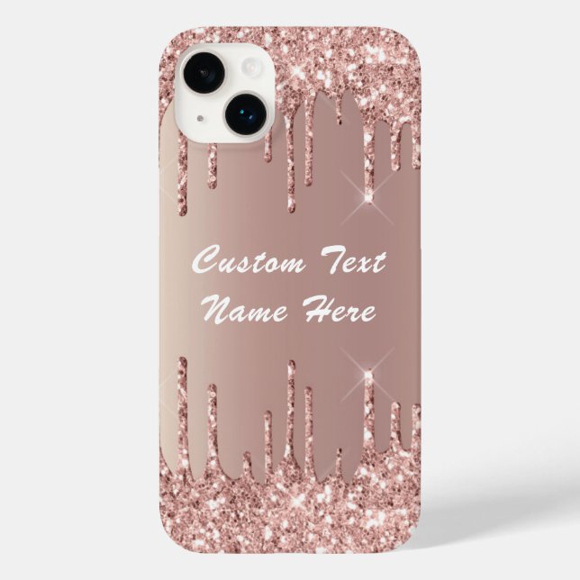 Coques Case-Mate iPhone Rose Gold Blush Parties scintillant Drivers votre  (Verso)