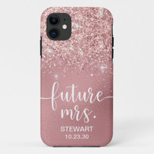 Case-Mate iPhone Case Rose Gold Future Mme Parties scintillant Coque-Mat