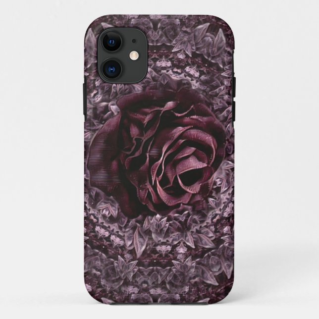 Coques Case-Mate iPhone Rose Mandala (Dos)