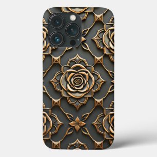 Case-Mate iPhone Case Rose métallique rustique