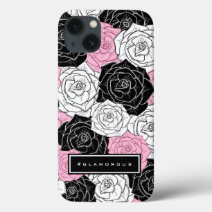 iPhone 13 Case Rose moderne
