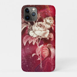 Case-Mate iPhone Case ROSE on Red Background