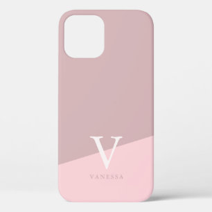 Case-Mate iPhone Case Rose pastel moderne et géométrique personnalisé
