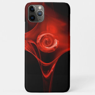 COQUES POUR iPhone ROSE RED FRACTAL