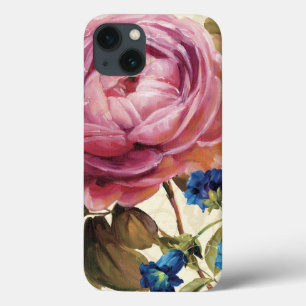 Etui iPhone 13 Rose rose en pleine floraison