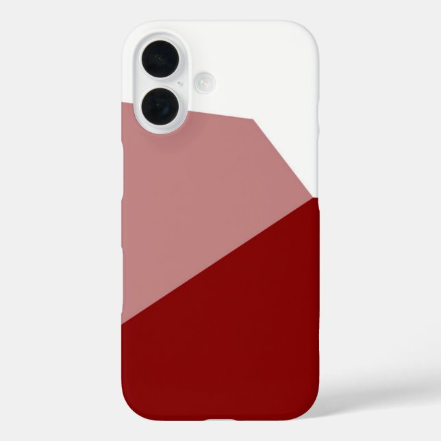 Coques Case-Mate iPhone Rose rouge et blanc  (Verso)