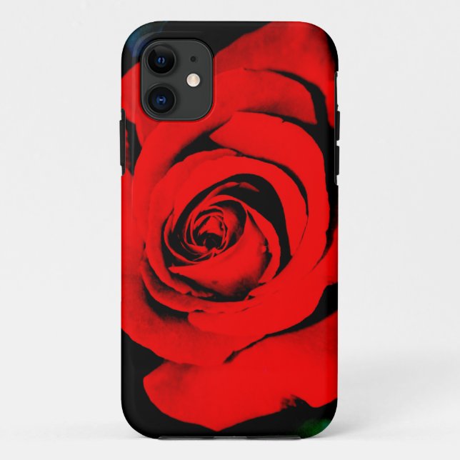 Coques Case-Mate iPhone Rose rouge profonde (Dos)