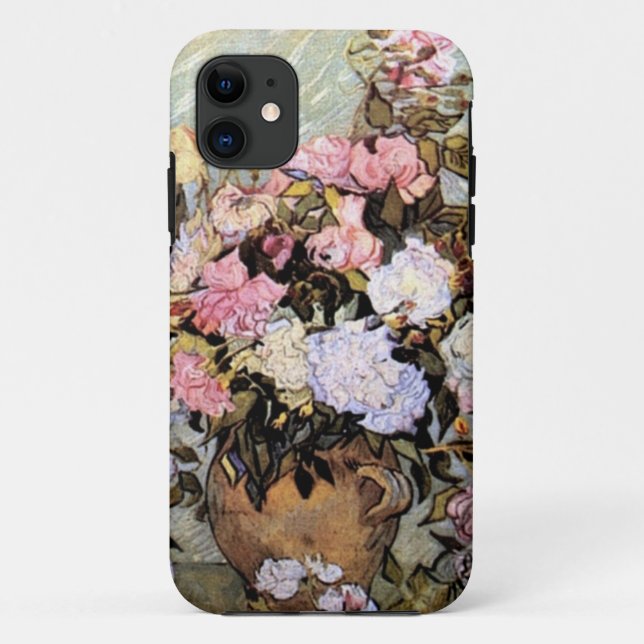 Coques Case-Mate iPhone Roses de Van Gogh (Dos)