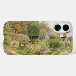 Coques iPhone 16 Roses et Œillets d'Elgood, Jardin Anglais Vintage