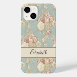 Coque Pour iPhone 14 Roses roses blush rose et blanc personnalisées sur