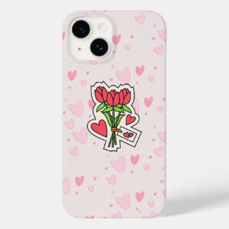 COQUE POUR iPhone 14 ROSES ROUGES DANS VOTRE CAS TÉLÉPHONIQUE