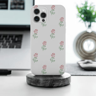 Coque iPhone 15 Pro Max Roses Rouges, Motif De Roses, Fleurs