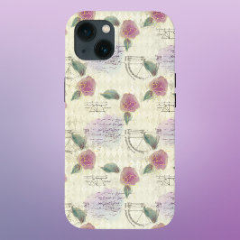 Case-Mate iPhone Case Roses Steampunk et dessin mécanique avec engrenage