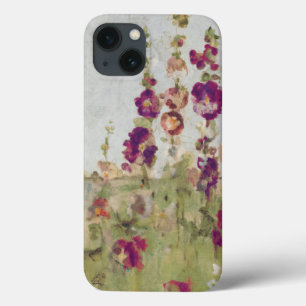 Etui iPhone 13 Roses trémière par la mer