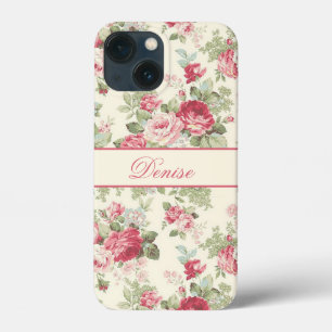 Case-Mate iPhone Case Roses Vintages roses et rouges - Personnalisé