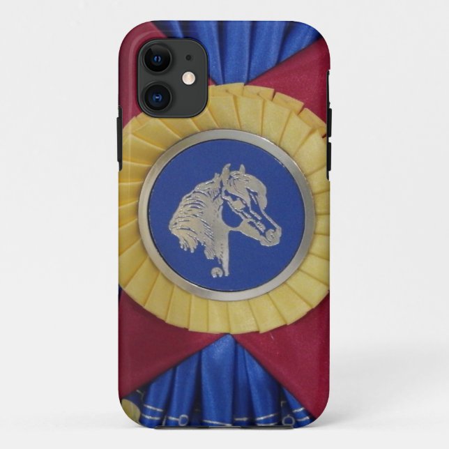 Coques Case-Mate iPhone Rosette du spectacle de chevaux (Dos)