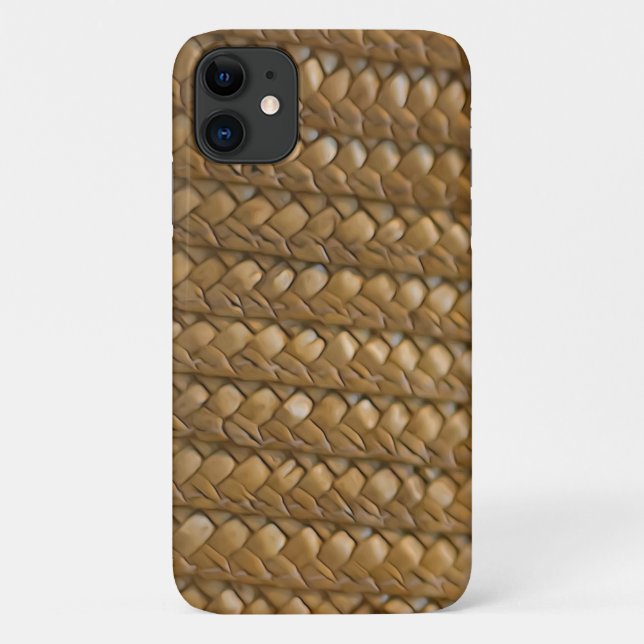 Coques Case-Mate iPhone Rotin de paille d'osier (Dos)