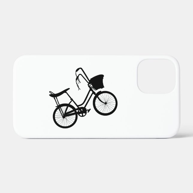 Coques Case-Mate iPhone Roue des années 80 (Noire) (Verso (horizontal))