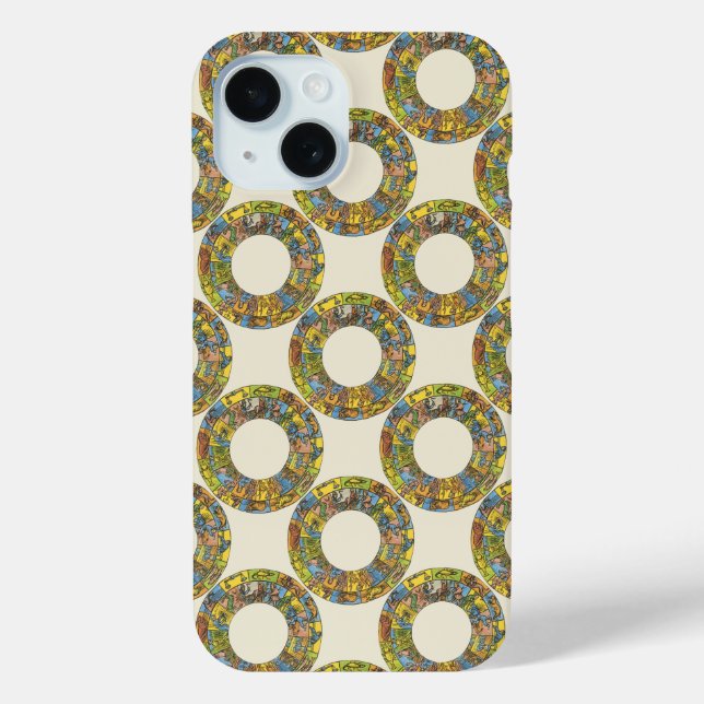 Coques Case-Mate iPhone Roue vintage céleste, Zodiaque astrologique (Verso)