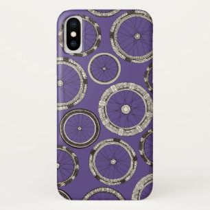 Case-Mate iPhone Case roues à vélo violet