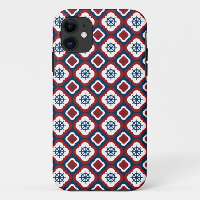 Coques Case-Mate iPhone Roues et Ancres de navire (Dos)