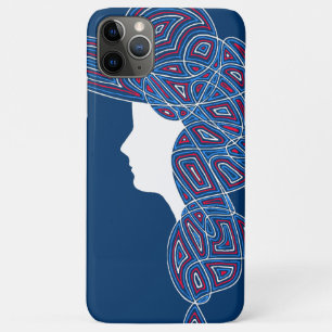 Case-Mate iPhone Case Rouge, blanc et bleu