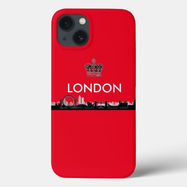 Coques Case-Mate iPhone Rouge britannique Londres (Verso)