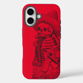 Coques iPhone 16 Rouge Calavera