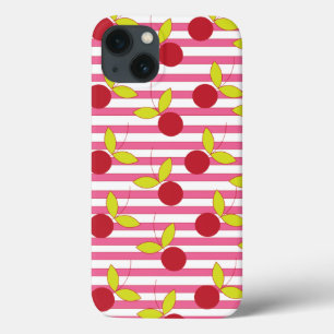 Case-Mate iPhone Case Rouge cerisier rose et blanc